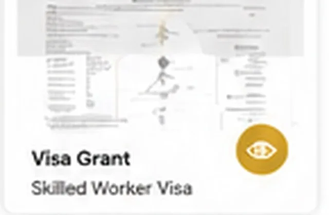 Client visa grant document