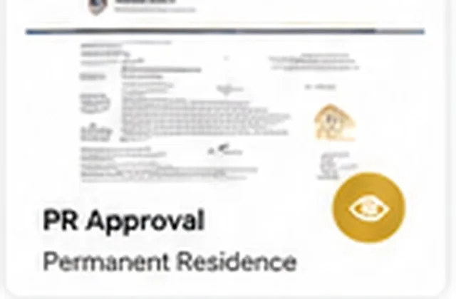 Client permanent residence approval document